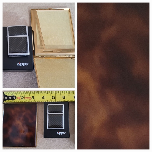 Tortoise shell cigarette case - Picture 3 of 3